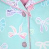Sleep On It Girls 2-Piece Long-Sleeve Button-Up Pajama Set with Plush Headband Gift - 4 of 4