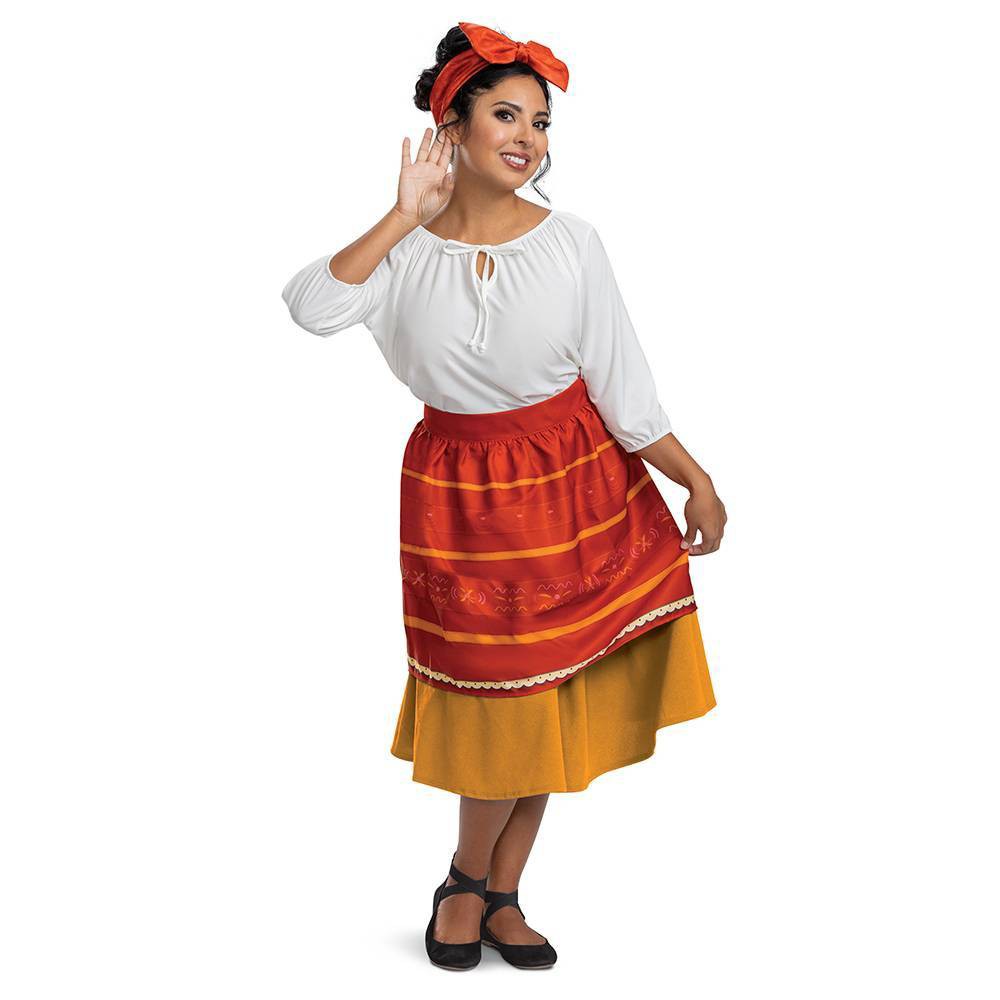 Adult Disney Encanto Dolores Madrigal Halloween Costume Accessory Set