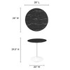Modway Lippa 28 Artificial Marble Dining Table - 4 of 4