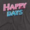 Happy Days Happy Days Logo Adult T-Shirt Charcoal - 2 of 4