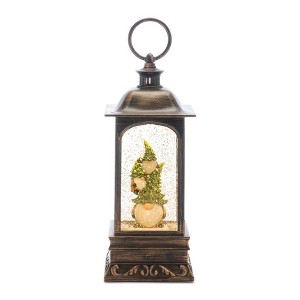 Melrose Gnome Snow Globe Lantern 9.75"H - 1 of 2