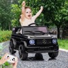 Coucheta Licensed Mercedes G63 Kids Ride-On Car with Remote Control - Suspension, Safety Lock, Soft Start, LED Lights & Bluetooth Music - 3 of 4