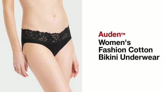 Women's Fashion Cotton Bikini Underwear - Auden™, 2 of 6, play video