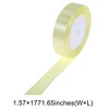 Unique Bargains Ribbons for Crafts Silk-Satin Blend for Bows & DIY Decor Polyester 866.14"x0.79" 1Pc - 3 of 4