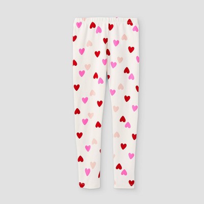 New Gymboree Scribble Heart Leggings Size 7 NWT Play by Heart Pants Pant 