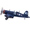 Vought F4U-4 Corsair Fighter Plane Marine Fighter Squadron 323 "Death Rattlers" (1951) 1/72 Diecast Airplane Model by Legion - 2 of 4