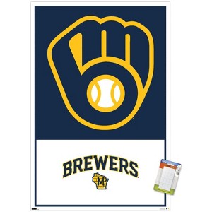 Trends International MLB Milwaukee Brewers - Logo 22 Unframed Wall Poster Prints - 1 of 4