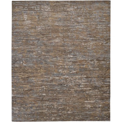 Conroe Modern Abstract Brown/Gray Area Rug