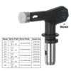 Unique Bargains 304 Stainless Steel Reversible Airless Sprayer Paint Nozzles 2 Pcs - 2 of 4
