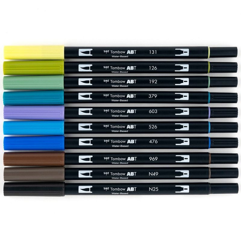 Tombow 10ct Dual Brush Pen Art Markers - Landscape, 3 of 13