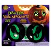 Funworld Eerie Light-Up Pumpkin Eyes Halloween Decoration | Green - image 2 of 4