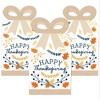 Big Dot Of Happiness Friends Thanksgiving Feast - Square Favor Gift Boxes -  Friendsgiving Party Bow Boxes - Set Of 12 : Target