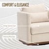 32"W Accent Chair 360 Degree Swivel Chair Barrel Chair Leisure Arm Chair, Chenille Upholstery, No Assembly Required, Beige/Gray/Brown/Black-ModernLuxe - 3 of 4