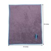 Bacati - Woodlands Grey with Aqua Border Trees Embroidered Baby Plush Blanket - 3 of 4