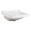 Ceramic Vanity Sink Top with Raised Back – High Gloss Finish, 3-Hole Faucet Compatible - 4 of 4