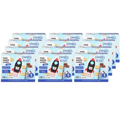 This Saves Lives S'Mores Blast Bars 5 Pack - Case of 12/4.41 oz
