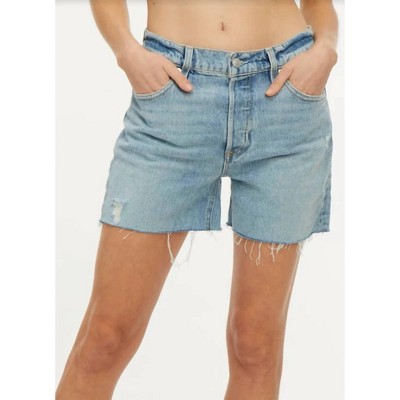 Women's Raw Hem Denim Short - SOCIALITE