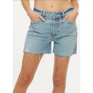 Women's Raw Hem Denim Short - SOCIALITE - 1 of 4