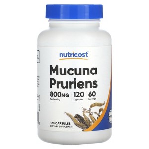 Nutricost Mucuna Pruriens, 800 mg, 120 Capsules (400 mg per Capsule) - 1 of 2