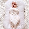 Bellabu Bear Baby Rainbows Bamboo Swaddle & Beanie Set - 4 of 4