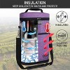 OPUX 2 Bottle Wine Carrier Tote, Insulated Leakproof Cooler Bag, Portable Case Travel Picnic BYOB Beach Christmas Gift - 2 of 4