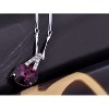 Anna-Kaci Crystal Amethyst Elegant Healing Rhinestone Necklace - 2 of 4