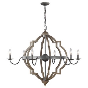 Generation Lighting Socorro 6 Lights Stardust Chandelier - 1 of 1