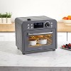 Sur La Table Kitchen Essentials 16qt Stainless Steel Air Fryer Oven with Steam Cool Gray: Digital Display, 1400W - 3 of 4