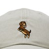 Dalix Dachshund Embroidered Cotton Dad Hat Casual Adjustable Baseball Cap for Dog Lovers Womens - 2 of 4