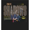 DC x Sonic the Hedgehog From The Shadows Shadow X Batman Yellow Outline Adult Long Sleeve Hoodie - 2 of 2