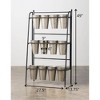 Sullivans Bucket Floral Display 49"H & 9"H Silver - 4 of 4