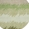 Beige And Olive Green Striped Washable Indoor Outdoor Area Rug - 4 of 4