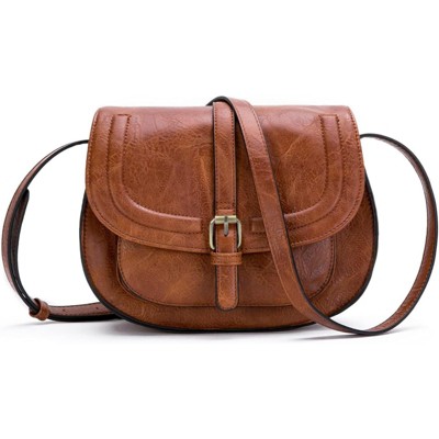 BEAFUP Women's Crossbody Bag, Small Saddle Purse and Boho Cross Body Handbags, Vegan Leather - Perfect for Daily Use