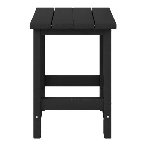 WestinTrends Malibu Kids Outdoor Patio Furniture HDPE Adirondack Square Side Table - 1 of 4