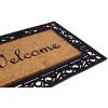 BirdRock Home Classic Welcome Brush Coir Doormat with Black Rubber Bottom - 24 inches x 36 inches - 4 of 4