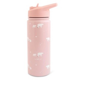 SARO Thermos Bottle with Straw – Double-Walled Stainless Steel Kids’ Water Bottle | 304 Steel Insulated Flask for School, Travel - 1 of 4
