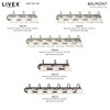 Livex Lighting Belmont 6 - Light Vanity in  Brushed Nickel - 3 of 4
