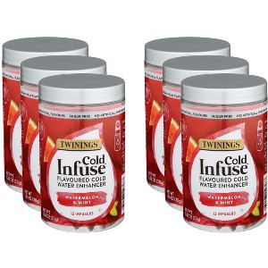 Twinings Cold Infuse Watermelon & Mint - Case of 6 - 12 Infusers - 1 of 3