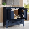 Tribesigns 30" Modern Bathroom Vanity with Sink, Freestanding Bathroom Vanities Cabinet Combo - 2 of 4