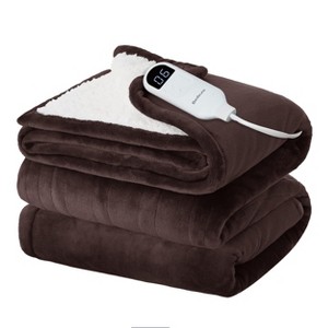 Bedsure | Electric Heated Blanket Soft & Washable Solid Flanne - 1 of 4