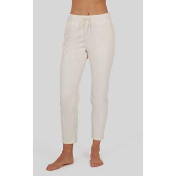 Women's Wide Leg Lounge Pants - Black/white, Large : Target