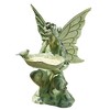 SPI Home Fairy Bird Feeder – 14" H Whimsical Bronze Metal Garden Sculpture with Tray - 3 of 3