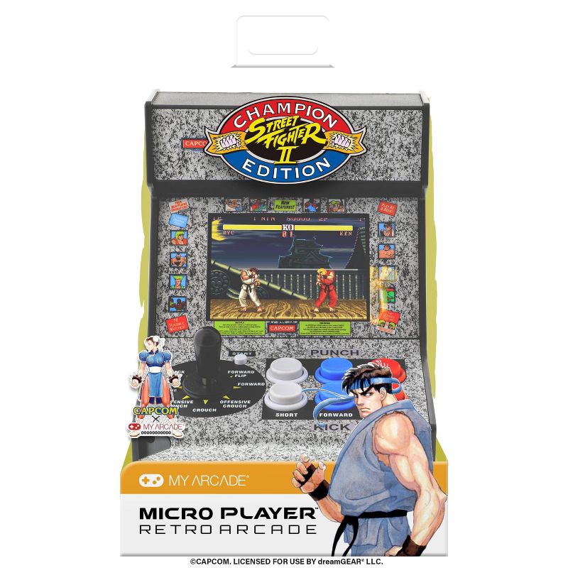 MyArcade Street Fighter II Champion Edition Micro Player Retro Arcade, 1 of 8