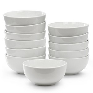 Elama Professional Kitchen 12 Piece Porcelain Bowl Set in White - 1 of 4