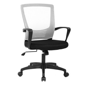 BestMassage Mesh Office Chair Computer Chair Task Chair with Lumbar Support Adjustable Height and Swivel Function - 1 of 4