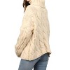 Women's Cable Knit Turtleneck - Fate - 2 of 3