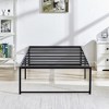 VECELO Bed Frame Modern Heavy Duty Platform Bed with Storage No Box Spring Needed Bed & Noise Free Frame, Black - 4 of 4