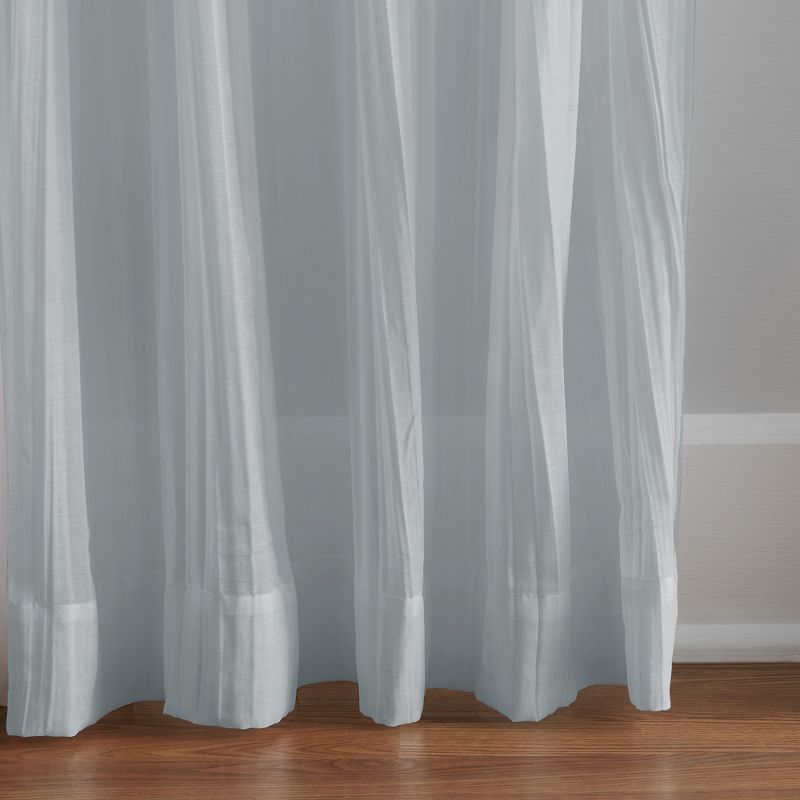 Jolie Semi-Sheer Tie Top Single Window Curtain Panel - Elrene Home Fashions, 3 of 5