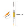Unique Bargains Double Head Nail Painting Brushes for Polish Painting Home DIY Gradient Yellow 1 Pc - 4 of 4