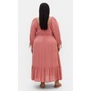 Women's Plus Size Ally Dress - rosewood | CITY CHIC - 2 of 4